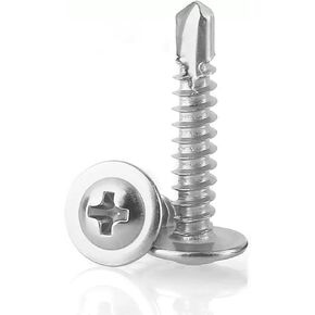 100 قطعة فيليبس الصفائح المعدنية الذاتي الحفر مسامير الفولاذ المقاوم للصدأ الجمالون رئيس 4.2X25 مللي متر عالية القوة مسامير التنصت السريع in Kuwait