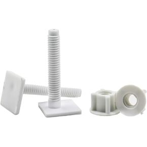 Treely 2Pcs Toilet Seat Hinge Bolts Screws for Top Mount Toilet Seat Hinges, Universal