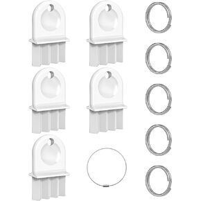 Toilet Paper Dispenser Key 5-Pack, Universal Paper Towel Dispenser Key, Waffle Toilet Paper Holders Key Universal Replacement for Paper Towel and Toilet Paper Dispensers, Plug and Play