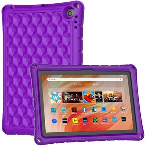 All-New 10in Case for Kids - DJ&RPPQ Only Compatible with The 10in Tablet Lightweight Shockproof Case with Handle [Kids Friendly] Incompatible with Samsung - Black