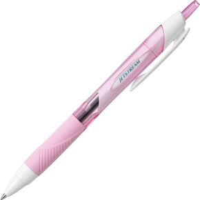 uni Jetstream Standard Ballpoint Pen - 0.5 mm - Black Ink - Light Pink Body