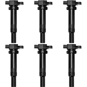 ENA Set of 6 Ignition Coil Pack V6 Compatible with Kia Hyundai 2007 2008 2009 Santa Fe, 2007-2011 Rondo, 2006-2010 Optima, 2007-2010 Magentis 2.4L 2.7L Coils for UF558 C1567 273013E40