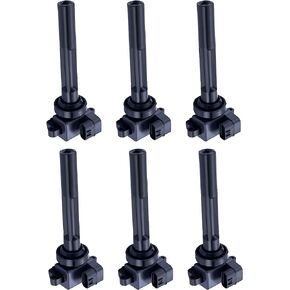 ENA Set of 6 Ignition Coil Pack Compatible with Isuzu Honda Acura 1996 1997 SLX Passport Rodeo Trooper V6 3.2L Replacement for C1096 UF-171