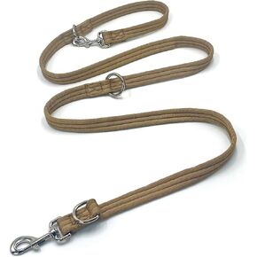 Dog Leash-Multifunctional Double Ended,for Obedience Training Or Distance Work Easy to Use,Lightweight,Soft&Durable Convertible Hands Free,Crossbody,Over Shoulder (Army Green, 2M*2.5CM)