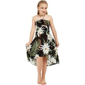 Girl Hawaiian Halter Dress in Various Patterns