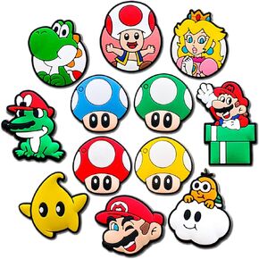 Cartoon Game Shoe Charms for Croc Clog Sandals, Cute Decoration Charms for Kid Boy Girl Party Favor