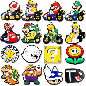 Cartoon Game Shoe Charms for Croc Clog Sandals, Cute Decoration Charms for Kid Boy Girl Party Favor