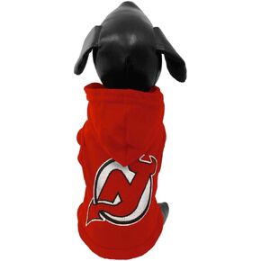 All Star Dogs NHL Unisex NHL New Jersey Devils Cotton Hooded Dog Shirt