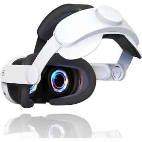 حزام الرأس لـ Meta Quest 3، حزام VR Elite قابل للتعديل لدعم Quest3 المحسن، ملحق وسادة مضادة للانزلاق in Kuwait