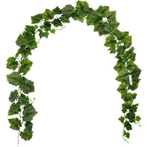 3 Pack 8.2FT Fake Ivy Leaves Artificial Garland Greenery Hanging Plants UV Resistant Vine Ivy Leaf for Bedroom Home House Office Garden Wall Indoor Outdoor Decor Wedding Party Room Aesthetic Stuff