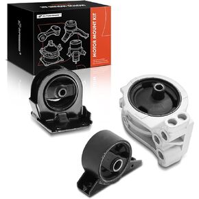 A-Premium 3PCS Engine Motor Mount and Transmission Mount Kit Compatible with Dodge Avenger 1995-1999 & Chrysler Sebring 1995-1999 & Mitsubishi Eclipse 1996-1999 & Eagle Talon, Manual Transmission