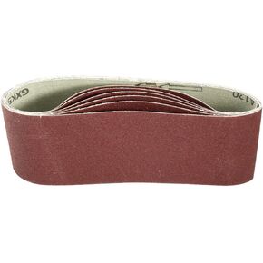 uxcell 4-Inch x 24-Inch Aluminum Oxide Sanding Belt 120 Grits Sandpaper Lapped Joint for Belt Sander 6pcs