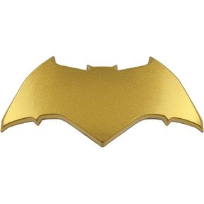 Fan Emblems Batman Car Emblem - 1989 Oval Bat Symbol 3D Auto Badge - COLOR: Black and Chrome - SIZE: 3.76 x 2.26 x 0.2 inches - Officially Licensed DC Car Accessories