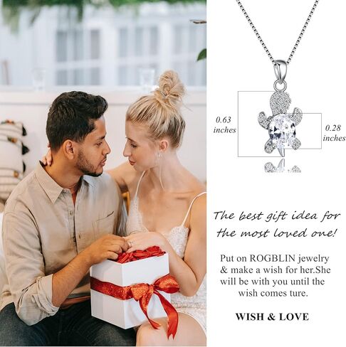 الصحة وطول العمر السلحفاة جوهرة المجوهرات أوبال خلق السلحفاة البحرية قلادة / أقراط للفتيات النساء هدايا عيد الميلاد عيد الميلاد عيد الحب in Kuwait