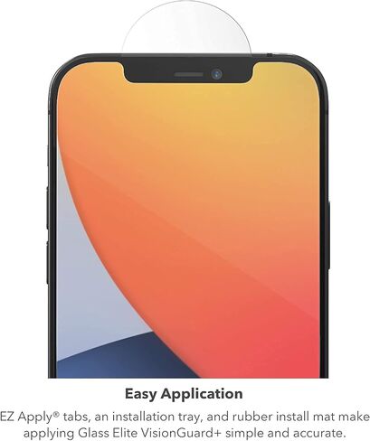 ZAGG InvisibleShield Glass Elite VisionGuard+ for iPhone 11 and iPhone XR - Extreme Shatter, Impact and Scratch Protection, Fingerprint Resistant - Clear in Saudi Arabia