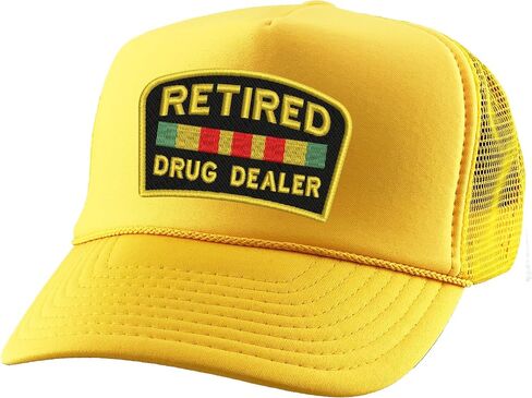 ALLNTRENDS Retired Dealer Embroidered Trucker Hat Adult Baseball Cap Adjustable Snapback in Saudi Arabia