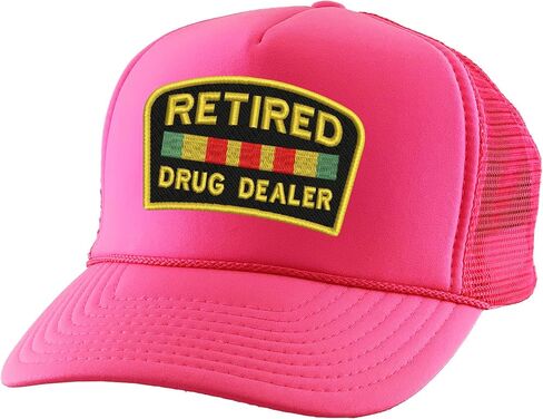 ALLNTRENDS Retired Dealer Embroidered Trucker Hat Adult Baseball Cap Adjustable Snapback in Saudi Arabia