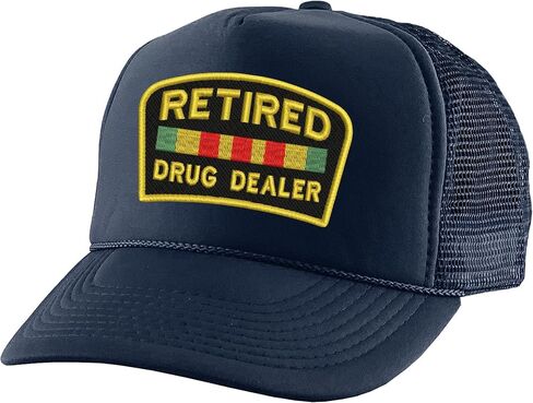 ALLNTRENDS Retired Dealer Embroidered Trucker Hat Adult Baseball Cap Adjustable Snapback in Saudi Arabia