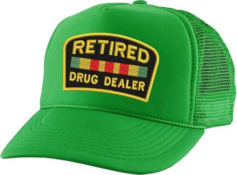 ALLNTRENDS Retired Dealer Embroidered Trucker Hat Adult Baseball Cap Adjustable Snapback in Saudi Arabia