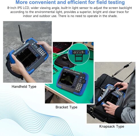 OWON HSA032-TG Handheld Spectrum Analyzer with Tracking Generator,Frequency Range 9 kHz to 3.2 GHz, EMI Pre-Compliance Test Kit with 8 inches IPS LCD Touchscreen Display in Kuwait