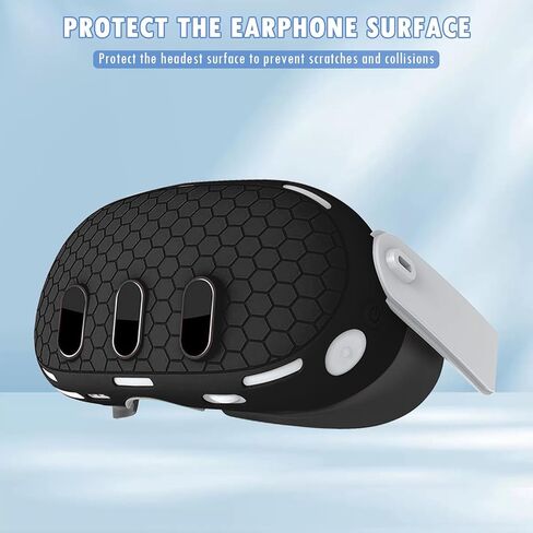 7pcs Accessories Set for Meta Quest 3, Anti-Scratch VR Shell Cover, Face Cover, Button Rocker Caps, Lens Protective Cover, Wiping Cloth, Eye Mask, VR Accessories for Meta Quest 3 in Kuwait