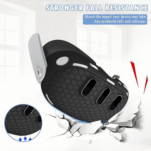 7pcs Accessories Set for Meta Quest 3, Anti-Scratch VR Shell Cover, Face Cover, Button Rocker Caps, Lens Protective Cover, Wiping Cloth, Eye Mask, VR Accessories for Meta Quest 3 in Kuwait