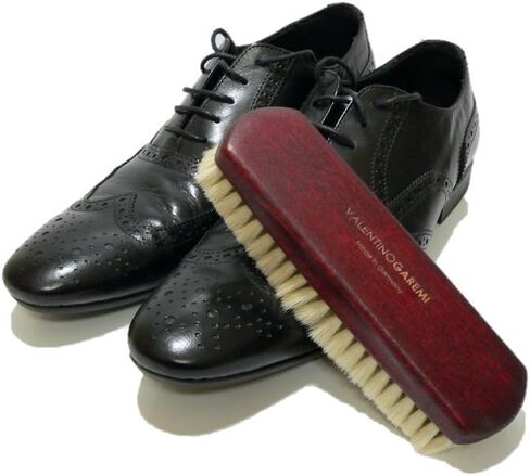 Valentino Garemi Shoe Brush Polishing Shining Buffing Cleaning Genuine Super Soft Goat Hair- Made in Germany in Kuwait