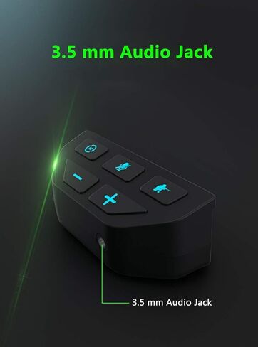 محول سماعة رأس ستيريو Bosmarlin متوافق مع وحدة تحكم Xbox One X/S، ومحسن صوت وحدة تحكم Xbox One مع مقبس صوت 3.5 ملم (أسود) in Kuwait