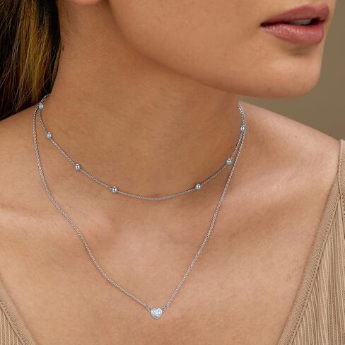 Seiyang Birthstone Necklaces for Women 925 Sterling Silver Infinity Heart/Flower/Teardrop Birthstone Pendant Necklaces Birthday Gifts for Women Girls Wife Mom Lady Her in Kuwait