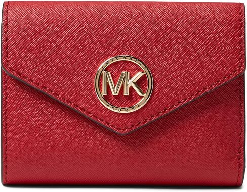 Michael Kors wallets Greenwich Medium Envelope Trifold Crimson One Size in Saudi Arabia