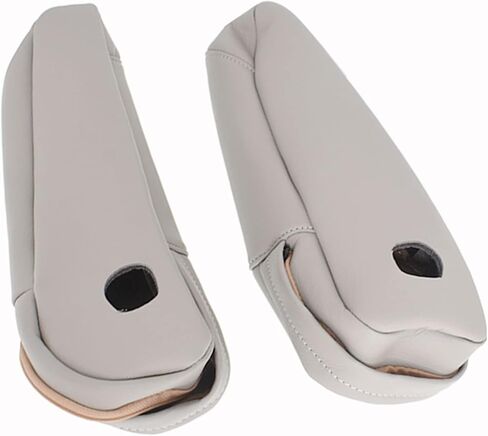 munirater 2Pcs Leather Front Seat Armrest Cover Skin (Gray) Replacement for 2007-2009 Honda CR-V CRV in Saudi Arabia