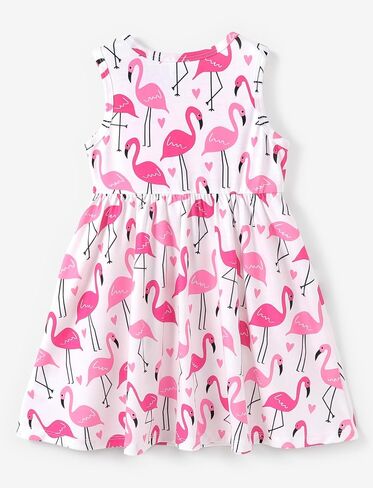 PATPAT Toddler Girl Dress Little Girl Bowknot A-Line Sundress Baby Birthday Beach Dresses 2-6 Years in Saudi Arabia