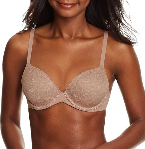 حمالة صدر نسائية من Maidenform One Fab Fit Underwire، حمالة صدر Demi T-shirt، حمالة صدر قابلة للتحويل (ألوان متقاعدة) in Saudi Arabia