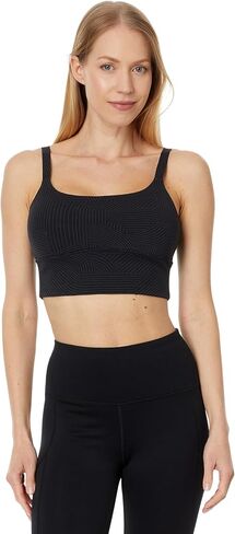 prAna Luxara Bralette Charcoal Linea LG (Women's 10-12) in Saudi Arabia
