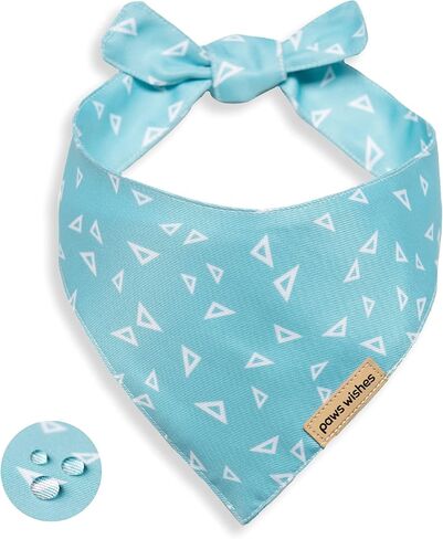 عصابات رأس للكلاب مكونة من قطعتين، شكل صديق للحيوانات الأليفة، مقاومة للماء والتجاعيد، مجموعة من الزهور الجليدية والثلج، أوشحة للكلاب قابلة للتعديل للكلاب المتوسطة والبنات in Kuwait