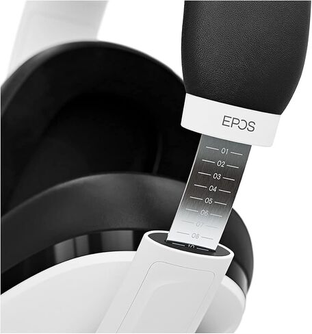 سماعة ألعاب صوتية مغلقة EPOS Audio H3 مع ميكروفون مانع للضوضاء - توصيل وتشغيل الصوت - حول الأذن - قابلة للتعديل ومريحة - لأجهزة الكمبيوتر الشخصية وأجهزة Mac وPS4 وPS5 وSwitch وXbox - أبيض (متجدد) in Saudi Arabia