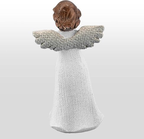 هدايا تعاطف الملاك الواقفة المرسومة يدويًا من Flycreat لفقد الأم والأخت والابنة والإجهاض وتذكار الفجيعة التذكارية من الراتنج المحبوب (الطائر الأبيض) in Kuwait