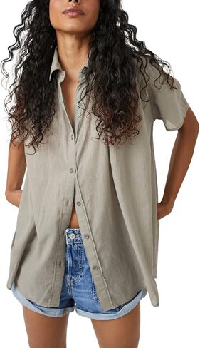 Free People Women's Float Away Shirt in Saudi Arabia