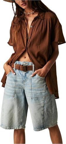 Free People Women's Float Away Shirt in Saudi Arabia