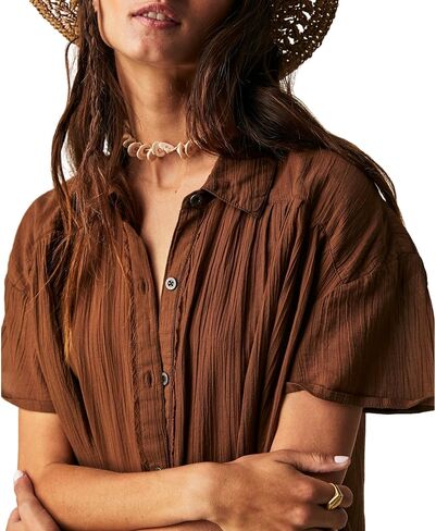 Free People Women's Float Away Shirt in Saudi Arabia