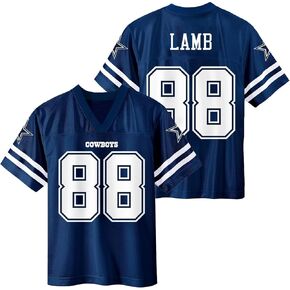 Ceedee Lamb Dallas Cowboys Navy #88 NFL Kids Youth 4-20 الاسم والرقم اللاعب اللاعب Home Home Player Jersey in Kuwait