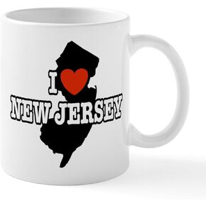 CafePress Somebody In New Jersey Loves Me Mug 11 oz (325 ml) Ceramic Coffee Mug in Saudi Arabia