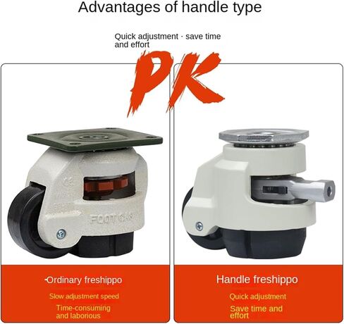 نمط المقبض GD-40F/40S/60F/60S/80F/80S LOAD 500 كجم ، عجلة ضبط المستوى/العجلات 1PC (HAND Shank-GD-100F) in Saudi Arabia