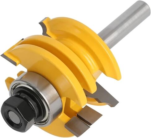 1Pcs 8mm 12mm 1/2in Shank Glass Door Rail Stile Reversible Router Bit Wood Cutting Tool Woodworking Router Bits(12mm Shank) in Saudi Arabia