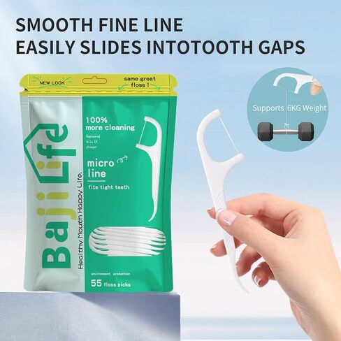 اختيارات خيط الأسنان (228 COUNT) - تختار خيط الأسنان ، يختار الأسنان خيط للبالغين ، اختيارات الخيط للأسنان ، 55 COUNT (4 عبوة) in Kuwait