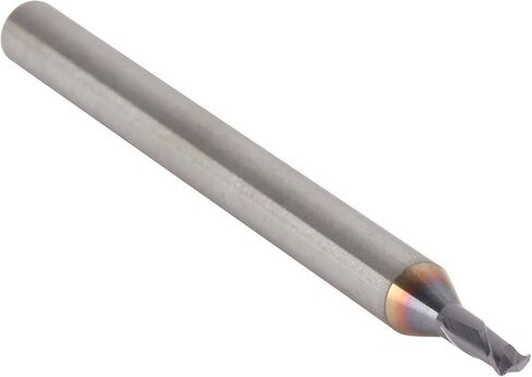 WIDIA Hanita 75N203022RT Vision Plus 75N2 HP Hard Material End Mill, 0.3 mm Rad, 3 mm Cutting Dia, Carbide, TiAlN, RH Cut, Straight Shank, 2-Flute in Saudi Arabia