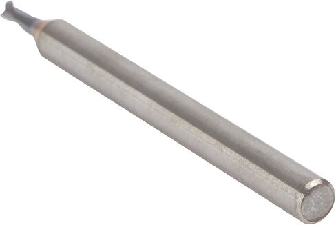 WIDIA Hanita 75N203022RT Vision Plus 75N2 HP Hard Material End Mill, 0.3 mm Rad, 3 mm Cutting Dia, Carbide, TiAlN, RH Cut, Straight Shank, 2-Flute in Saudi Arabia