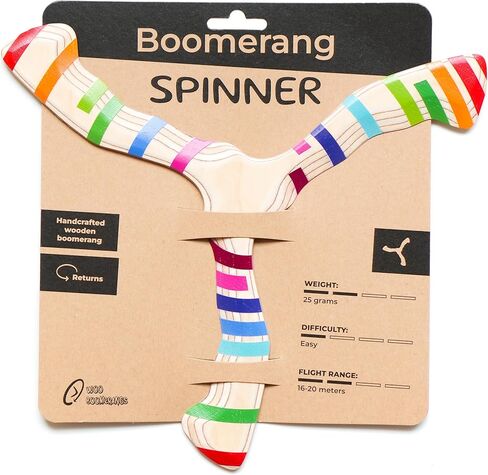 Boomerang Storm V2 | ترجع يدويًا بومرانج | تصميم سهل الرمية للمبتدئين | لعبة المرح في الهواء الطلق | رقيقة وخفيفة الوزن وآمنة لاستخدام الفكرة | مناسبة ل 14+ in Saudi Arabia