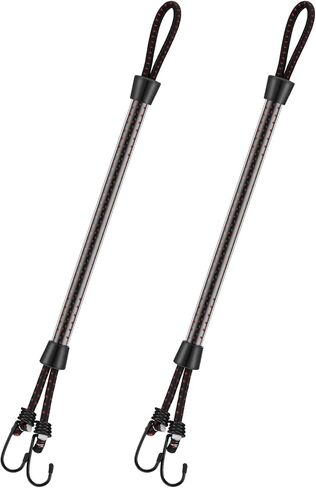 Tandefio 2 Pcs Dock Rods for Boat Docking 16 Inch Dock Boat Mooring Poles, Bungee Lines with Hook, Speedboat Accessories for Men Gifts in Saudi Arabia
