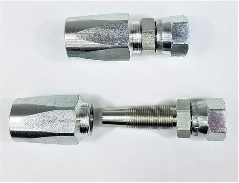 (2) تجهيزات خرطوم الهيدروليكية القابلة لإعادة الاستخدام لـ 1/2 ID 2 -ware hose x -08 JIC in Saudi Arabia